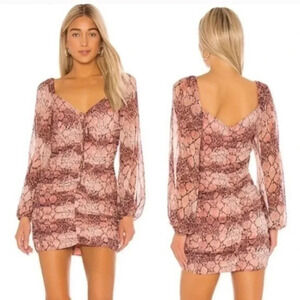 FLYNN SKYE Mina Mini‎ Dress Slither Size M revolve